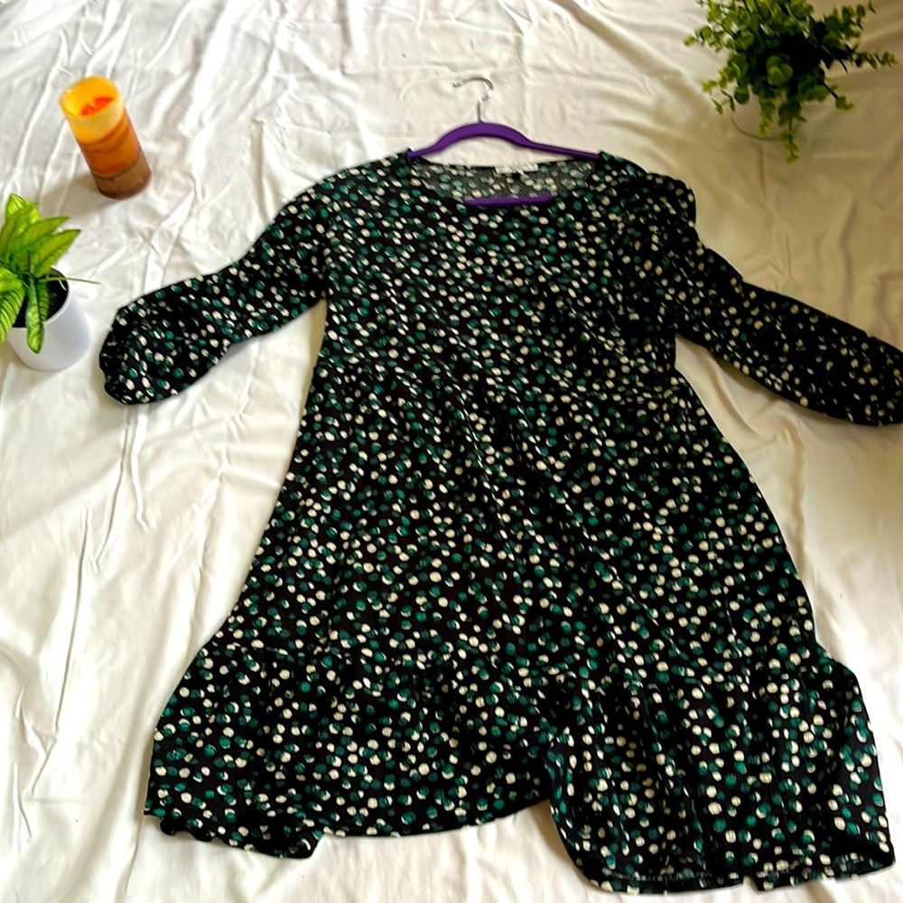 Sandra Darren Abstracted pattern Dress